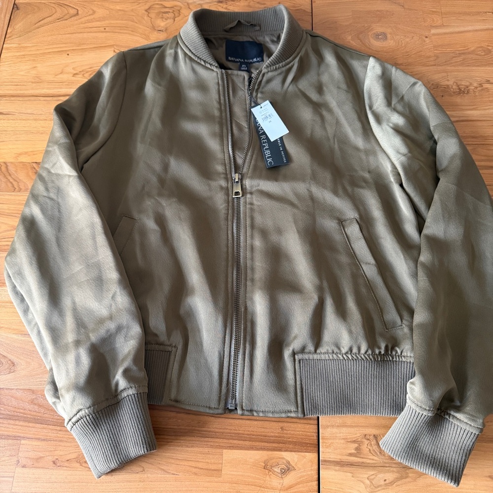 Woman Olive Bomber Jacket